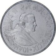 50 Lire - Ioannes Pavlvs II obverse image