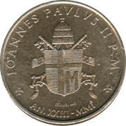 50 Lire - Ioannes Paulus II Pius XII obverse image