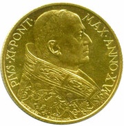 100 Lire - Pivs XI obverse image