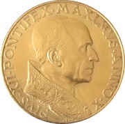 100 Lire - Pivs XII obverse image