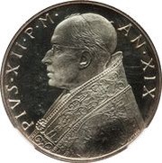 100 Lire - Pius XII Prova obverse image