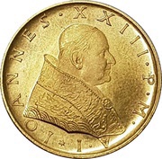 100 Lire - Ioannes XXIII obverse image