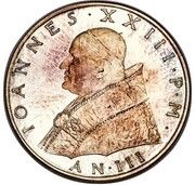 100 Lire - Ioannes XXIII Prova obverse image