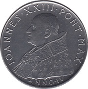 100 Lire - John XXIII Second Vatican Council obverse image
