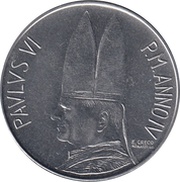 100 Lire - Pavlvs VI obverse image