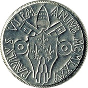 100 Lire - Pavlvs VI Symbolic Baptism of Man obverse image