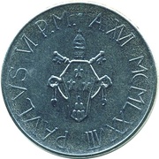 100 Lire - Pavlvs VI obverse image