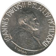 100 Lire - Ioannes Paulus II Family Unit obverse image