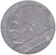100 Lire - Ioannes Paulus II Pope Trips obverse image