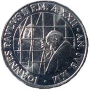 100 Lire - Ioannes Paulus II Prisons obverse image