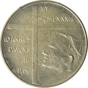 200 Lire - Ioannes Paulus II Adam Creation obverse image