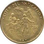 200 Lire - Ioannes Paulus II Agriculture reverse image