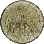200 Lire - Ioannes Pavlvs II Christ among the poor and outcast, Vatican City, 1999 reverse image