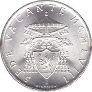 500 Lire - Sede Vacante obverse image