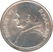 500 Lire - Paulus VI FAO obverse image