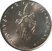 500 Lire - Pavlvs VI obverse image
