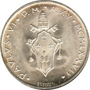 500 Lire - Pavlvs VI Book of the Evangelists obverse image