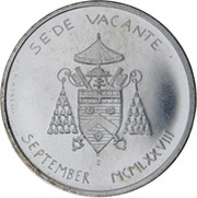 500 Lire - Sede Vacante September obverse image