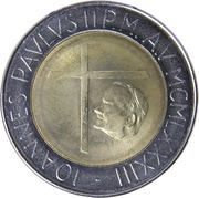 500 Lire - Ioannes Paulus II Universe Creation obverse image