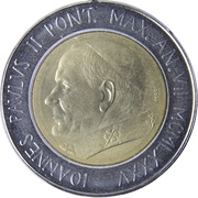 500 Lire - Ioannes Paulus II Saint Peter obverse image