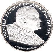 500 Lire - Ioannes Pavlvs II 50th priestly ordination John Paul II obverse image