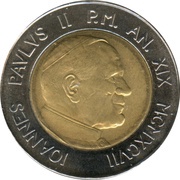 500 Lire - Ioannes Paulus II Receive Peace and Salvation obverse image