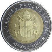 500 Lire - Ioannes Paulus II John Paul I obverse image