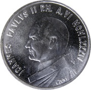 1000 Lire - Ioannes Paulus II Peace obverse image