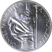 1000 Lire - Ioannes Paulus II Pope Travels obverse image
