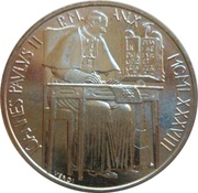 1000 Lire - Ioannes Paulus II Sollecitudo Rei Socialis obverse image