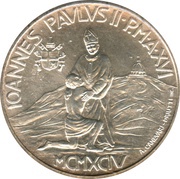 1000 Lire - Ioannes Paulus II Good Samaritan obverse image