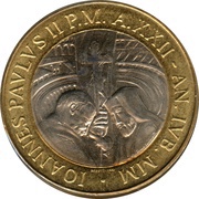 1000 Lire - Ioannes Paulus II Meeting with Bartholomew I obverse image