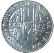 1000 Lire - Ioannes Paulus II Closure of the Holy Door obverse image