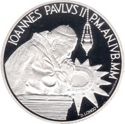 2000 Lire - Ioannes Pavlvs II Bimillenary of the birth of Jesus obverse image