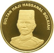 5 Dollars - Hassanal Bolkiah 25 Years - Currency Board obverse image