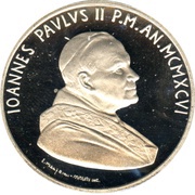 10 000 Lire - Ioannes Paulus II Jesus Teaching to Crowd obverse image