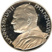 10 000 Lire - Ioannes Paulus II Paralytic Healing obverse image