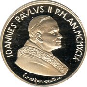 10 000 Lire - Ioannes Paulus II Pentecost obverse image