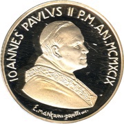 10 000 Lire - Ioannes Paulus II - Resurrection obverse image