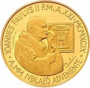 50 000 Lire - John Paul II St. Paul reverse image