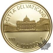 100 000 Lire - Jubilee Year 1999 - 2000, Vatican City, 1999 reverse image