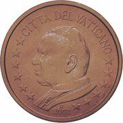 1 Euro Cent - Ioannes Pavlvs II obverse image