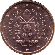 5 Euro Cents - Franciscus obverse image