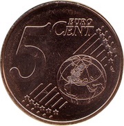 5 Euro Cents - Franciscus, Vatican City, 2017-2023 reverse image