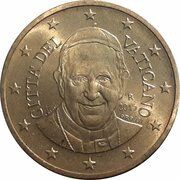 10 Euro Cents - Franciscus obverse image