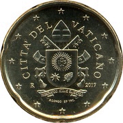 20 Euro Cents - Franciscus obverse image