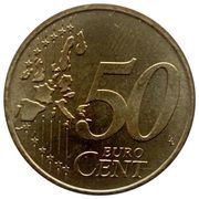 50 Euro Cents - Ioannes Paulus II, Vatican City, 2002-2005 reverse image