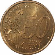 50 Euro Cents - Sede Vacante, Vatican City, 2005 reverse image