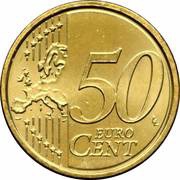 50 Euro Cents - Franciscus, Vatican City, 2014-2016 reverse image