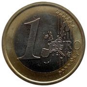 1 Euro - Ioannes Paulus II, Vatican City, 2002-2005 reverse image